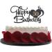 50 Cake Topper for 50th Birthday 50 Birthday Decoration Happy Birthday Toppers for Cakes Personalised Cake Toppers Birthday Black and Gold Cake Topper Birthday Cake Decorations for Birthday Party - Buy Online on GoSupps.com