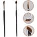 Didiseaon 2pcs Eyebrow Brush Makeup Brush Eye Liner Brush Angled Concealer Brush Flat Fine Tip Miss - Buy Online on GoSupps.com