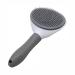 Secwell Pets Cat Brush Hair Remover Dog Brush with Cleaning Button Fur Brush for Long Hair and Short Hair Gray