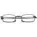 MMOWW Foldable Reading Glasses for Men & Women - Mini Anti Blue Light Glasses with Telescopic Pole & Zipper Key Trailer (Black +1.0) - Buy Online on GoSupps.com
