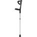 Aluminum Forearm Crutches Ergonomic Adjustable Lightweight Arm Cuff Crutch Heavy Duty for Standard and Tall Adults Comfortable Wrist Non Skid Replaceable Rubber Tips (1pcs) Bathing in Sunlight - Buy Online on GoSupps.com