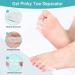 Haofy Silicone Toe Spreader - 4 PCS Small Toe Separator for Overlapping Toes Relief from Pressure & Pain - Buy Online on GoSupps.com