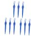 Minkissy 9 STK electric shaver electric tools electric razor Face tools Handing tools Face razor Beauty-Make-Up tools eyebrow knife Miss Cosmetics 12.5x1.5cmx3Pcs Blaux3stk