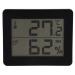 Digital Hygrothermograph & Thermometer - LCD Humidometer for Accurate Room Temperature & Humidity Measurement (Black) - Buy Online on GoSupps.com