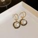 JWICOS Faux Pearl Rhinestone Dangle Earrings - Boho Gold Beaded Hoop Cuff for Prom & Party | Women's Jewelry - Buy Online on GoSupps.com