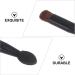 PLAFOPE 10pcs Double Ended Eye Shadow Stick Eye Makeup Accessory Makeup Eyeshadow Sponge Horse Hair Black - Buy Online on GoSupps.com