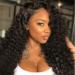 Long Black Wavy Curly Wig for Women - Brazilian Synthetic Hair | Perfect for 80s 50s 60s and 70s Cosplay - International Shipping - Buy Online on GoSupps.com