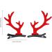 kagrote Christmas Hair Clips - Santa Claus Reindeer Ears Barrettes | Portable Reindeer Antlers Ears Barrettes for Family Women Horn - Buy Online on GoSupps.com