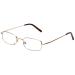 Calabria R753 Designer Rectangle Metal Reading Glasses +6.00 Gold Men Women One Power Reader Trendy Stylish Vintage Eyeglass