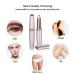Buy Rechargeable Eyebrow Trimmer for Women - Painless Facial Hair Remover Portable Razor with Extra Brushes (Rose Gold) - International Shipping - Buy Online on GoSupps.com