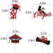 Bekaterea 12PCS 2024 Graduation Hats Cupcake Toppers Graduation girl cake decoration 2024 Grad Graduation Appetizer Dessert Decoration Picks Perfect for Graduation Party mini Cake Decorating Black Gold12 - Buy Online on GoSupps.com
