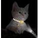 Buy Taglory Reflective Cat Collar with Safety Clasp & Bell - 2-Piece Adjustable Kitten Collars (15-20cm Yellow) - International Shipping Available - Buy Online on GoSupps.com