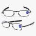 Lightweight Folding Metal Reading Glasses Blue Light Blocking Readers Portable Glasses with Keychain Bags(Couleur:Noir Grandeur:2.5x) - Buy Online on GoSupps.com