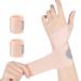 CURELIX Ultra Thin Wrist Brace for Carpal Tunnel Adjustable Breathable Wrist Support Wraps for Tennis Work and Pain Relief (2 Beige) Beige(Pairs)