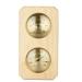 Tlily sauna thermometer 2-in-1 hygrothermograph for sauna wood thermometer and hygrometer Celsius for the interior for hotel or sauna easy to use