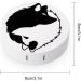 Yin Yang Wolf Round Case For Contact Lens Kit Storage Box with Mirror Printed - Buy Online on GoSupps.com