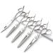 Japan 440C Hairdressing Salon Barber Styling Professional Toolset Fashion 6 'Hairdressing Scissors and Efficient Scissors(6 inch 5 pieces)