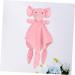 Rorpoir Soft Plush Baby Blanket & Toy for Girls - Pink Puppy Soothing Towel 42x32cm - Perfect Gift for Baby Boys - Buy Online on GoSupps.com