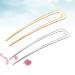 Buy 2-Piece Alloy Geometric Hair Clips Elegant Gold & Silver Hairpins for Women | Stylish Hair Accessories - Buy Online on GoSupps.com