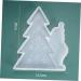 TEHAUX 3pcs Christmas Stencils Silicone Ice Cube Molds Diy Mold Accessories Christmas Tree White - Buy Online on GoSupps.com