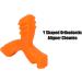 Buy GfRGFH Y-shaped Aligner Chewies for Invisalign & Dental Braces - Multifunctional Chompers (Orange) - International Shipping - Buy Online on GoSupps.com