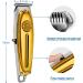 Professional Rechargeable Hair Clippers for Men - Electric Trimmer & Beard Clipper - Full Metal Design (Silver - Buy Online on GoSupps.com