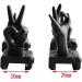 GOTICAL Fixed Backup Finger Sight Set for Picatinny Rail and Weaver | Front and Rear BUIS Set (2 Sets) | 4Pcs Thumb Sight - Buy Online on GoSupps.com