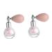FRCOLOR 2pcs High Gloss Dusting Glitter Hair Spray Body Glitter Miss Spray Powder Modify 7.5x7cmx2pcs Pinkx2pcs