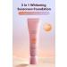 3 in 1 whitening sunscreen foundation concealer sunscreen foundation moisturizing foundation natural face sunscreen concealer foundation - Buy Online on GoSupps.com