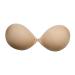 2 b goods shiny fabric thickened seamless bra underwear wedding dress silicone bra nipstick underwear pregnancy clothing beige l