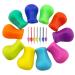 Ingjia 10 pieces of writing aid for pen children pencil handles for children manuscript pen owner children silicone ergonomic pencil holder for left or right (multi -colored by accident)