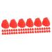 ibasenice 48 Pcs Simulation Fruit Model Photo Prop Desktop Fruit Ornament Simulation Raspberry False Raspberry Decor Lifelike Raspberry Model Pvc Artificial Child Fake Fruit Red 2.30X1.50X1.50CMx3pcs 1