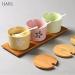 Ceramic Double Boil The Soup Bowl of Steamed Egg Home nest Bowls of Dessert Sugar Water Bowl Gray - Buy Online on GoSupps.com