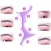 Eyeliner Stencils 3 Pcs Silicone Winged Eyeliner Tool Eyeliner Stencils Tips Eye Make-up Tool for Eyeliner Eyelash Eyebrow Face Purple - Buy Online on GoSupps.com