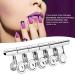 Rotekt 5pcs Stainless Steel C Curve Nail Extension Clips - Premium Multifunctional Nail Art Accessories for Perfect Extensions - Buy Online on GoSupps.com