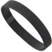 GIISH 2-Pack Black Silicone Rubber Elastic Bracelets - Fashionable & Durable Bangles for Men & Women - Buy Online on GoSupps.com