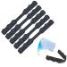 Mask Strap Extender Adjustable Ear Saver for Masks, PULIVIA Anti-Tightening Mask Holder Hook Silicone Ear Strap Relieve Pressure & Pain from Wearing Mask for Men Women Kids, 5PCS, Black 5 Count (Pack of 1) Dark Black