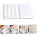  ULDIGI 1PC Nail Art Painting White Gel Nail Polish Makeup Palette Tray Accessories Nail Polish Holder Cosmetic Ceramic White Small Mixing Tray - Buy Online on GoSupps.com