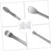 NOLITOY Ear Picking Tool Kit - Stainless Steel Ear Wax Removal Set for Adults & Children | 2 Piece Ear Pick Cleaner & Spoon Tools - Safe & Effective Ear Care - Buy Online on GoSupps.com