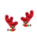 Minkissy antler hair clips christmas hairpins lovely reindeer hair clips for women girls 2pcs