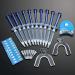 Teeth Whitening Kit: (10) Gels, (2) Trays, (1) Blue White LED Light - Easy At-Home Whitening for Brighter Smile & Fast Results - Buy Online on GoSupps.com