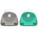 kwmobile 2x Razor Holder with Suction Cup - Self-Adhesive Shaver Wall Mount - Bathroom Organizer for Glass and Tiles - Black/Green/Transparent Black / Green / Transparent - Buy Online on GoSupps.com