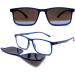 Shop Corpootto Unisex Clip-On Reading Glasses | Stylish Blue Mirror Lenses for Enhanced Vision - Buy Online on GoSupps.com