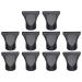 Healvian 10pcs Salon Hair Dryer Nozzle Replacement: Hair Dryer Narrow Concentrator Hair Styling Tool Hood Cover Blow Flat Hairdressing