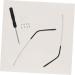 Replacement Glasses Frame Set | Healeeved Spare Parts for Brillen Repairs | Brown & Silver Arms & Legs | 13.20x0.30cm - Buy Online on GoSupps.com
