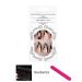 Sethexy Almond Shape French Press On Nails - 24 Stylish Swirl Acrylic False Nails for Women & Girls - Brown - Buy Online on GoSupps.com