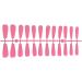 dijiusidy 1 Set French Tip Press on Nails Matte Adhesive Tabs Full Cover Ballerina Solid Colors Art Decals Salon for Women Girls Type 10 - Buy Online on GoSupps.com
