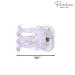 Parcelona Round Tortoise Shell Hair Claw Clips - Set of 6 Mini 1/2 Celluloid Interlocking Clamps for Women and Girls - Buy Online on GoSupps.com