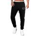 Renaowin Mens Sweatpants Lightweight Slim Fit Drawstring Waist with Pockets Joggers for Men Workout, Running, Gym Large A Black With Smiley Pattern