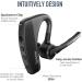 Conambo Bluetooth Headset 5.1 aptX HD | 16 Hrs Talktime Business Earpiece with Mic | Noise Cancelling Wireless Headphones - Buy Online on GoSupps.com